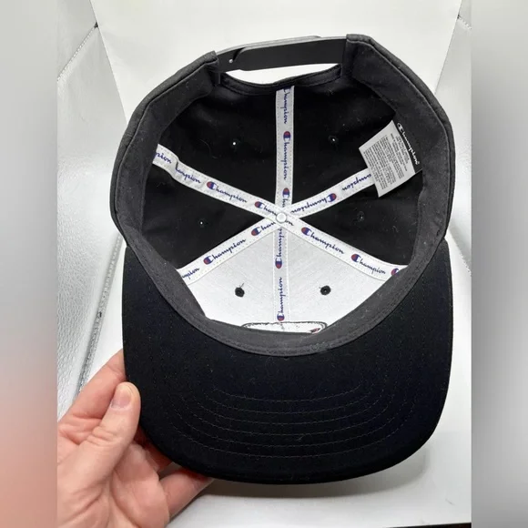 Champion Men Space Patch Baseball Cap Hat snapback 2018 Preloved - Picture 5 of 7